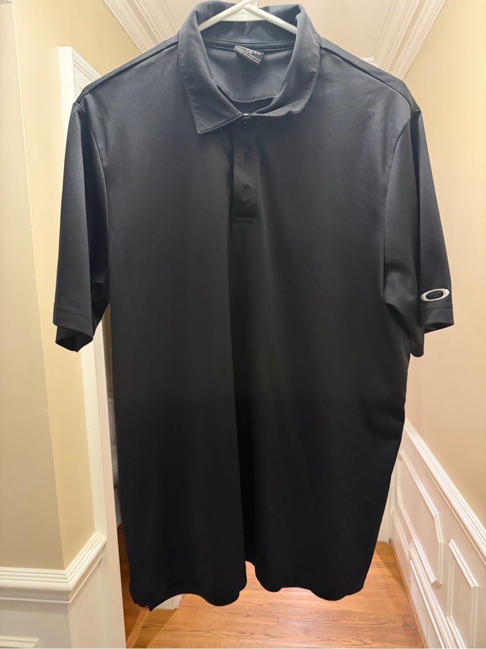 Oakley Men’s Black Polo Shirt - Performance Short Sleeve large